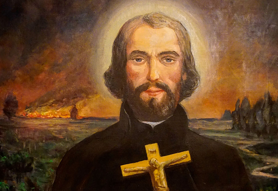 Saint Andrew Bobola, a Polish Jesuit who stood firm in the face of trial