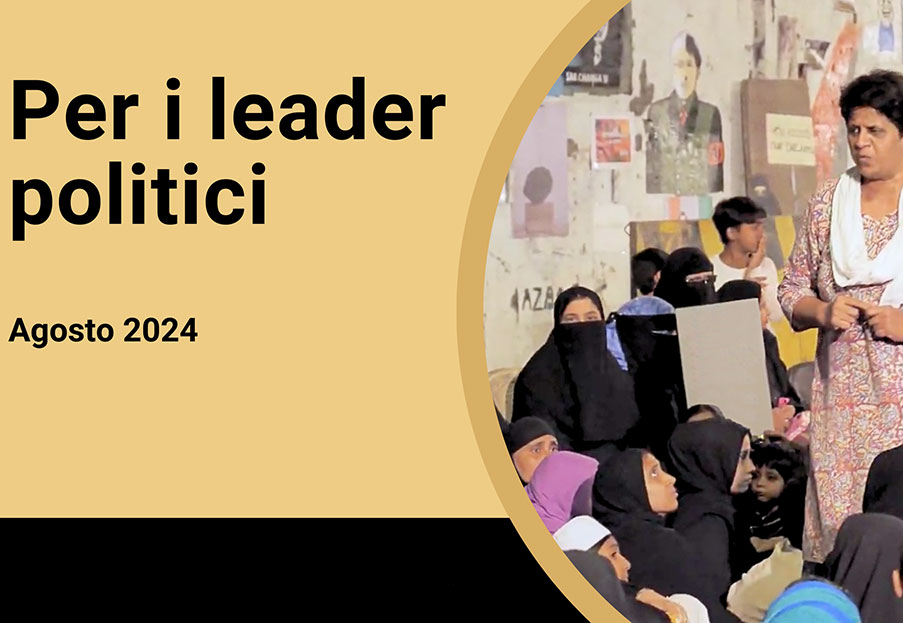 Per i leader politici – Il Video del Papa