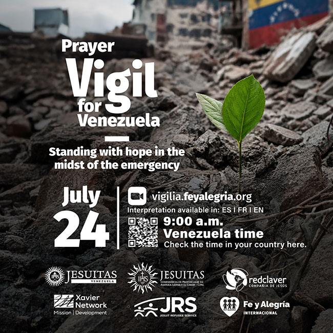 Prayer Vigil for Venezuela - 24 July, 1:00pm (UTC)